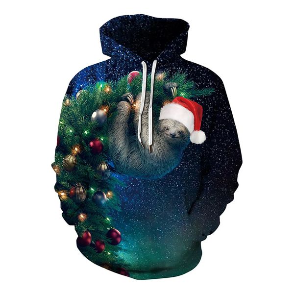 christmas cute animal print hoodie visual impact party punk gothic round neck sweater hoodie, Black
christmas cute animal print hoodie visual impact party punk gothic round neck sweater hoodie, Black