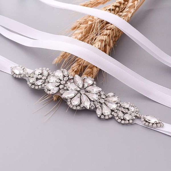wedding sashes amorarsi s464 rhinestones belts women bridal dress accessories flowers for girl prom evening dresses, White
wedding sashes amorarsi s464 rhinestones belts women bridal dress accessories flowers for girl prom evening dresses, White