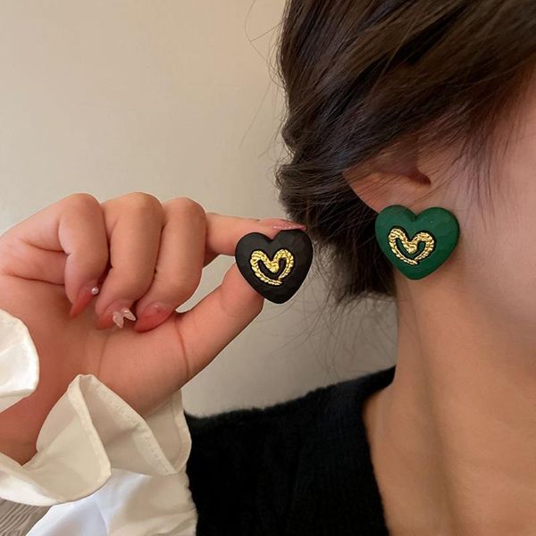 stud retro vintage earrings big love heart women paint girls sweet trendy party jewelry accessories gifts, Golden;silver
stud retro vintage earrings big love heart women paint girls sweet trendy party jewelry accessories gifts, Golden;silver