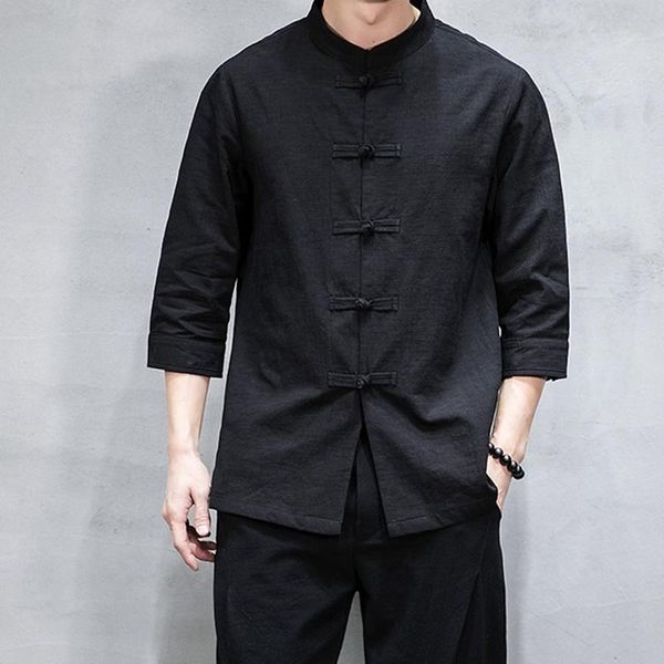 ethnic clothing summer solid men shirts three quarter sleeve tang cotton linen uniform male casual suit plus size 3xl 4xl 5xl, Red
ethnic clothing summer solid men shirts three quarter sleeve tang cotton linen uniform male casual suit plus size 3xl 4xl 5xl, Red