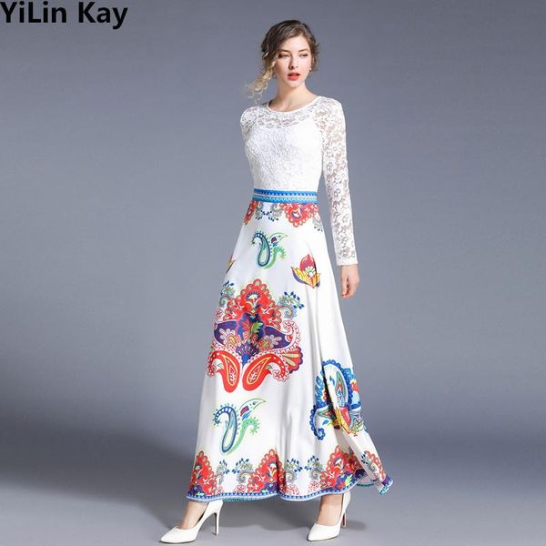 casual dresses yilin kay 2021 summerrunway long party dress women's sleeve lace patchwork print, Black;gray
casual dresses yilin kay 2021 summerrunway long party dress women's sleeve lace patchwork print, Black;gray