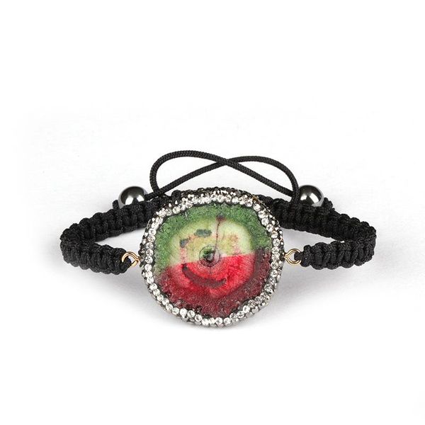 charm bracelets multi mix color druzy crystal stone slice bead pave rhinestone beads hematite end black rope macrame bracelet unisex, Golden;silver
charm bracelets multi mix color druzy crystal stone slice bead pave rhinestone beads hematite end black rope macrame bracelet unisex, Golden;silver