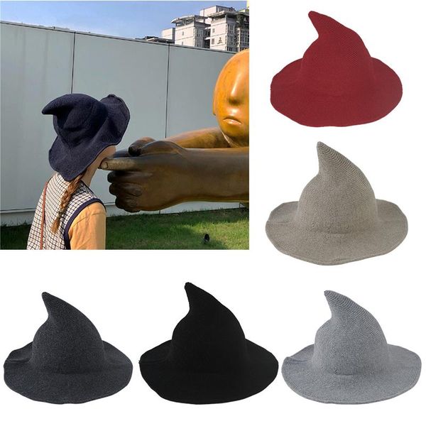 party hats halloween witch hat men's and women's wool knit fashion solid diversified along the girlfriend gifts
party hats halloween witch hat men's and women's wool knit fashion solid diversified along the girlfriend gifts