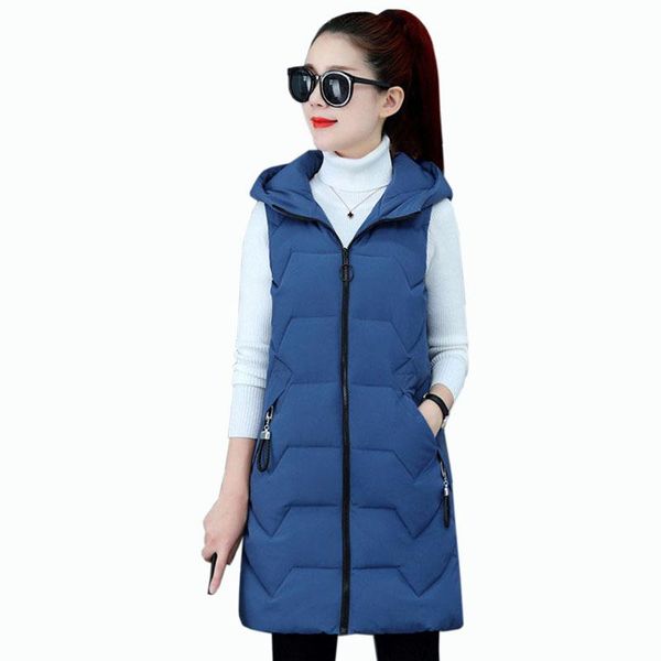 women's vests fashion autumn winter long cotton vest women jacket korean hooded sleeveless coat plus size slim warm ladies waistcoat 3x, Black;white
women's vests fashion autumn winter long cotton vest women jacket korean hooded sleeveless coat plus size slim warm ladies waistcoat 3x, Black;white