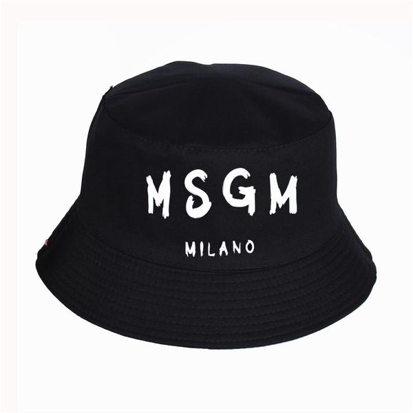 

cloches msgm logo panama bucket hat cap summer sport sun visor fishing fisherman, Blue;gray