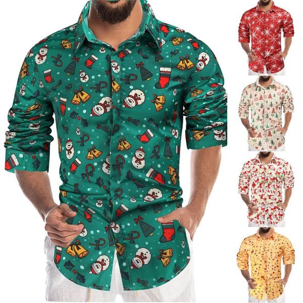 men's casual shirts christmas shirt for men long sleeve slim fit mens cartoon print party holiday fashion camisas masculinas, White;black
men's casual shirts christmas shirt for men long sleeve slim fit mens cartoon print party holiday fashion camisas masculinas, White;black