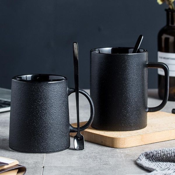 mugs frosted personality ceramic mug stoare black retro coffee cup milk tea water simple office
mugs frosted personality ceramic mug stoare black retro coffee cup milk tea water simple office
