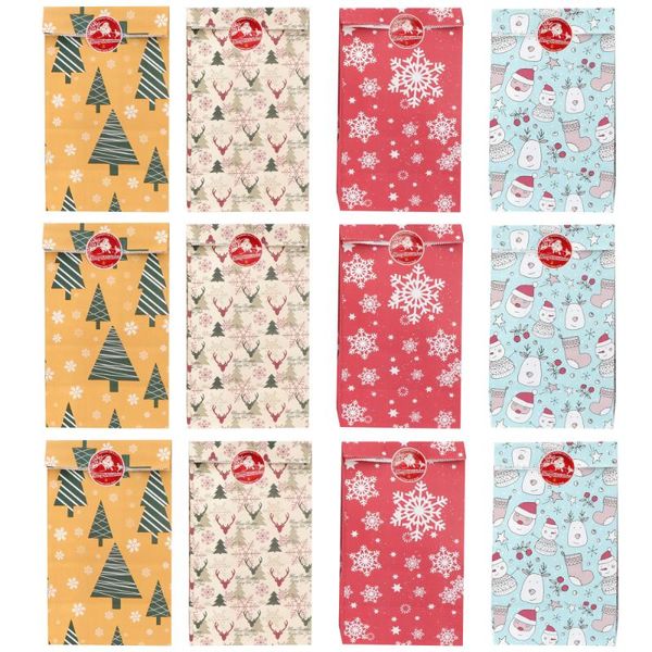 storage bags 48pcs christmas patterns food square bottom packaging bag oilproof paper pouch for dessert (mixed patterns)
storage bags 48pcs christmas patterns food square bottom packaging bag oilproof paper pouch for dessert (mixed patterns)