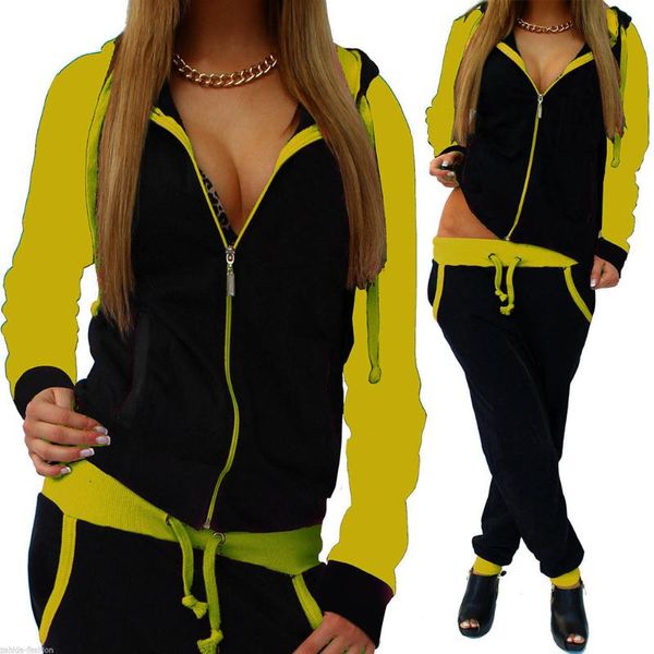2pcs fashion +long pants set women casual splice zipper long sleeve pullove sport sweatshirt tracksuit camping team uniform women's two, White
2pcs fashion +long pants set women casual splice zipper long sleeve pullove sport sweatshirt tracksuit camping team uniform women's two, White