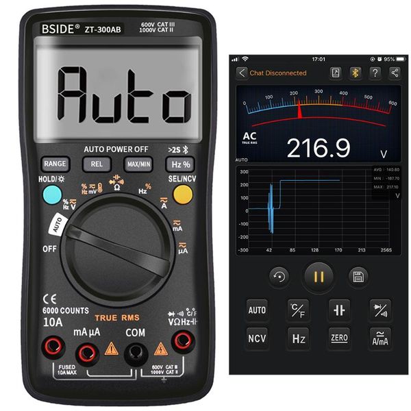 multimeters bside digital multimeter wireless technology ammeter true rms auto rang intelligent analog voltmeter capacitor tester diy tool
multimeters bside digital multimeter wireless technology ammeter true rms auto rang intelligent analog voltmeter capacitor tester diy tool