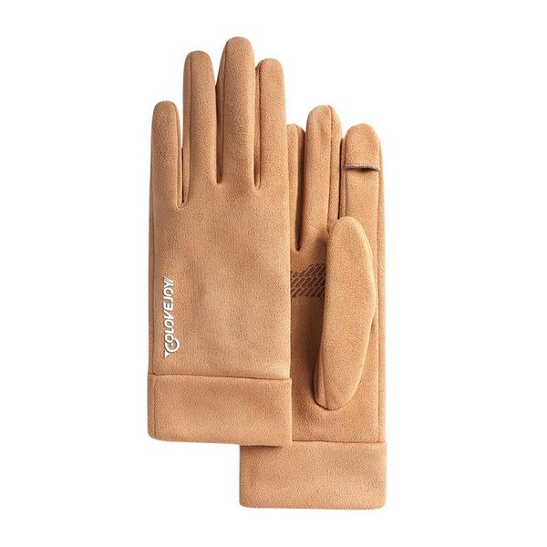 sports gloves winter deerskin velvet female cold-resistant warmth non-slip flip-finger outdoor riding windproof, Black
sports gloves winter deerskin velvet female cold-resistant warmth non-slip flip-finger outdoor riding windproof, Black