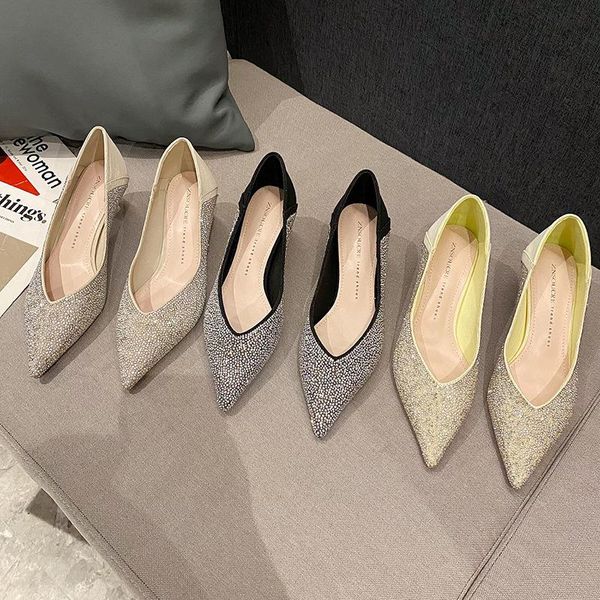 dress shoes fine heeled pointed pumps slip on bling sweet sandals ladies lace-up 2021 stiletto toe slip-on beige brief 3cm, Black
dress shoes fine heeled pointed pumps slip on bling sweet sandals ladies lace-up 2021 stiletto toe slip-on beige brief 3cm, Black
