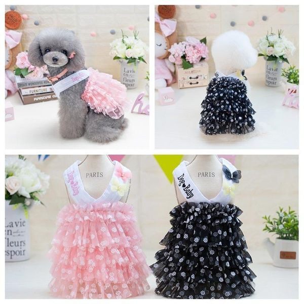 two butterfly dog clothes sling gauze dress spring summer skirt for cute girl bichon puppy clothing black mesh ropa para perro apparel
two butterfly dog clothes sling gauze dress spring summer skirt for cute girl bichon puppy clothing black mesh ropa para perro apparel