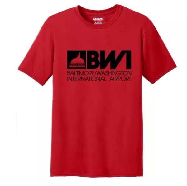 baltimore washington international airport tee shirt maryland dc red t-shirt, White;black
baltimore washington international airport tee shirt maryland dc red t-shirt, White;black