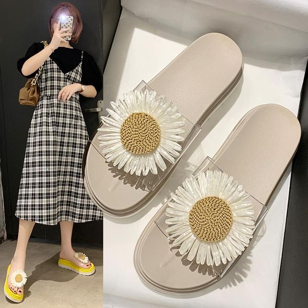 small fresh and thick bottom chrysanthemum word type sandal girl 2021 summer korean fairy style muffin shoes slippers, Black
small fresh and thick bottom chrysanthemum word type sandal girl 2021 summer korean fairy style muffin shoes slippers, Black