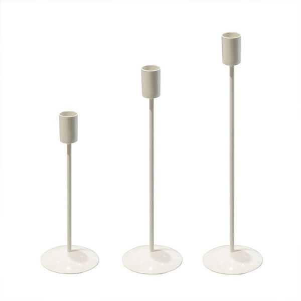 candle holders iron decorative candlesticks simple wedding decor bar party living room home decoration candles