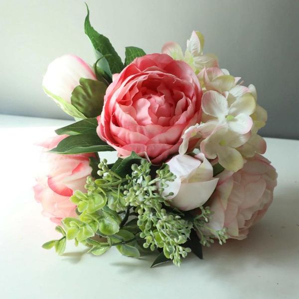 1bouquet artificial peony flower fake plants diy party wedding festival decor decorative flowers & wreaths
1bouquet artificial peony flower fake plants diy party wedding festival decor decorative flowers & wreaths