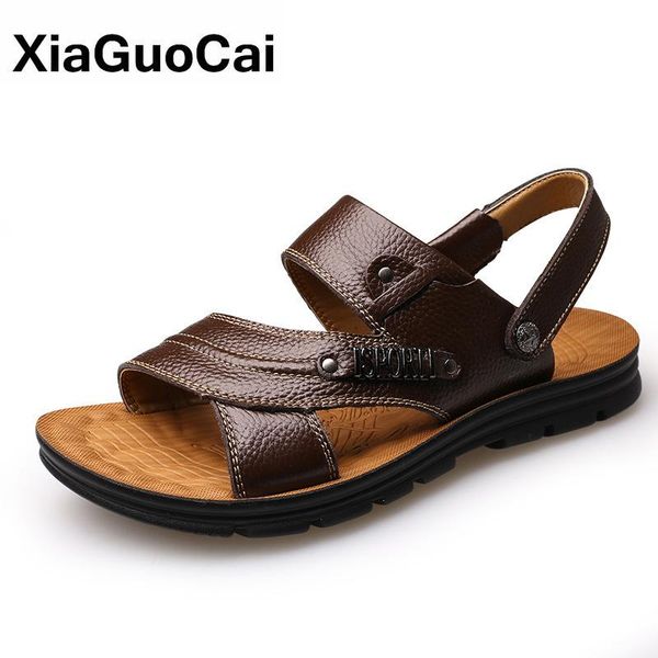 sandals 2021 summer men slippers two uses genuine leather man casual beach shoes male footwear breathable high quality, Black
sandals 2021 summer men slippers two uses genuine leather man casual beach shoes male footwear breathable high quality, Black