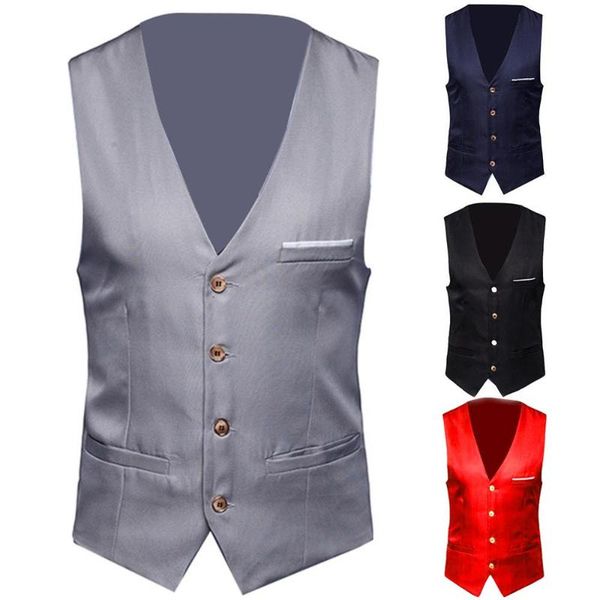 men's vests dress for men slim fits mens suit vest male waistcoat gilet homme casual sleeveless formal business, Black;white
men's vests dress for men slim fits mens suit vest male waistcoat gilet homme casual sleeveless formal business, Black;white