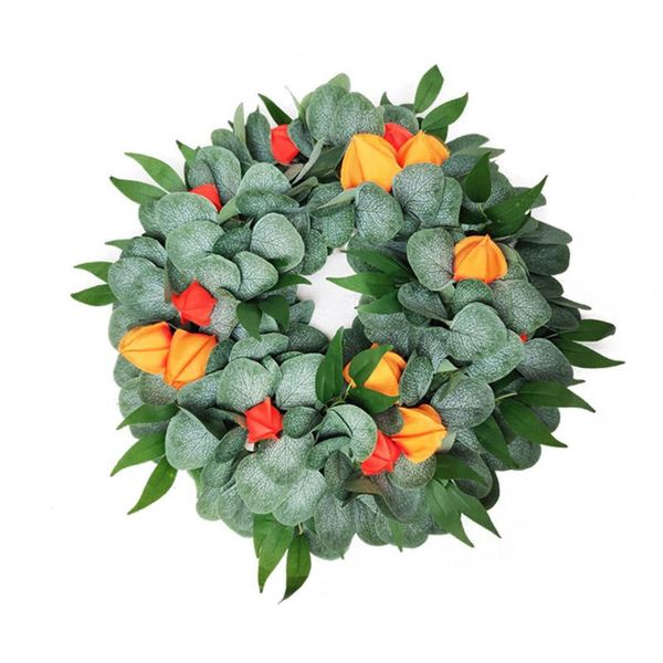 decorative flowers & wreaths 39cm christmas decoration artificial green leaves wreath front door eucalyptus leaf for wall window party decor
decorative flowers & wreaths 39cm christmas decoration artificial green leaves wreath front door eucalyptus leaf for wall window party decor