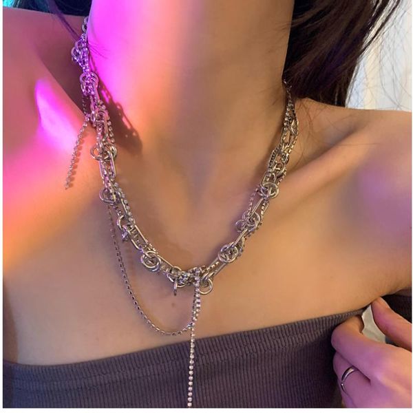 chains trendy jewelry tassel necklace design silvery plating selling hip hop choker for women party gifts, Silver
chains trendy jewelry tassel necklace design silvery plating selling hip hop choker for women party gifts, Silver