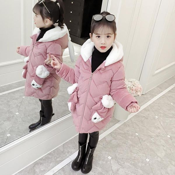 coat lovely children's wear girls down jacket fashion gloves pocket 2021 winter hooded jackets cute clothing, Blue;gray
coat lovely children's wear girls down jacket fashion gloves pocket 2021 winter hooded jackets cute clothing, Blue;gray