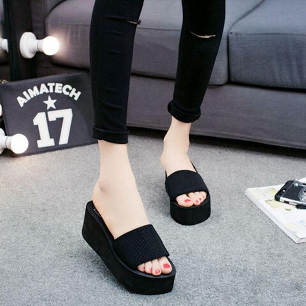 slipper 2021 elastic band flat slanted heel a- line women' slippers platform summer sandals women, Black;grey
slipper 2021 elastic band flat slanted heel a- line women' slippers platform summer sandals women, Black;grey