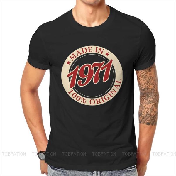 men's t-shirts in 1971 vintage t shirt graphic tshirt big size o-neck streetwear, White;black
men's t-shirts in 1971 vintage t shirt graphic tshirt big size o-neck streetwear, White;black