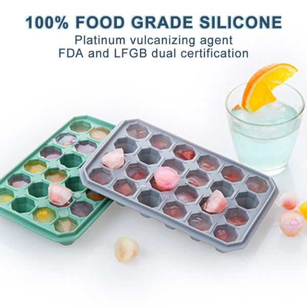 grid ice tray diamond cube mold silicone safety whiskey cocktai with lid box mould tools baking moulds
grid ice tray diamond cube mold silicone safety whiskey cocktai with lid box mould tools baking moulds
