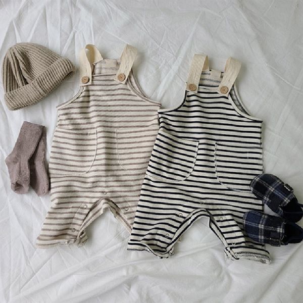 Baby Romper Knitted Baby Clothes Cotton Toddler Girl Boy Playsuit Sleeveless Infant Jumpsuit Stripe Overall, Beige
Baby Romper Knitted Baby Clothes Cotton Toddler Girl Boy Playsuit Sleeveless Infant Jumpsuit Stripe Overall, Beige