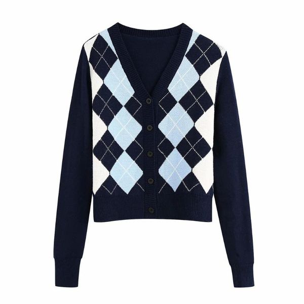 women's sweaters 4#england style sweater cardigan argyle pattern long sleeve v neck elegant chunky knitted, White;black
women's sweaters 4#england style sweater cardigan argyle pattern long sleeve v neck elegant chunky knitted, White;black