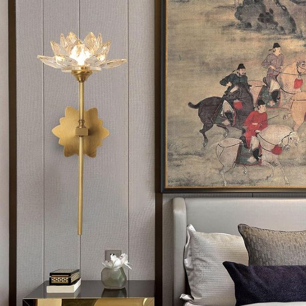wall lamps modern flower led lamp copper crystal living room stairs light aisle bathroom sconce 90-260v home decoration
wall lamps modern flower led lamp copper crystal living room stairs light aisle bathroom sconce 90-260v home decoration