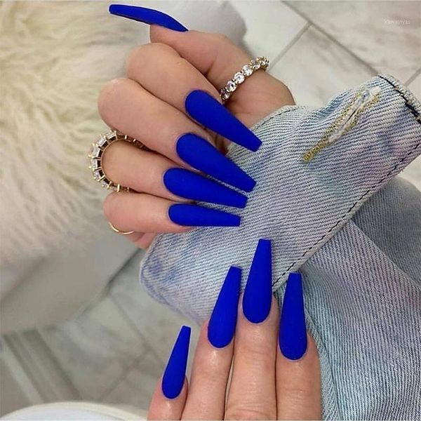 24pcs/box colourful and long ballerina nails detachable false nail tips with glue press on art fake stickers1, Red;gold
24pcs/box colourful and long ballerina nails detachable false nail tips with glue press on art fake stickers1, Red;gold