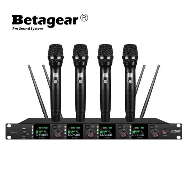 microphones betagear 508 professional wireless uhf 4 channel karaoke system optional frequency range 500mhz~900mhz
microphones betagear 508 professional wireless uhf 4 channel karaoke system optional frequency range 500mhz~900mhz