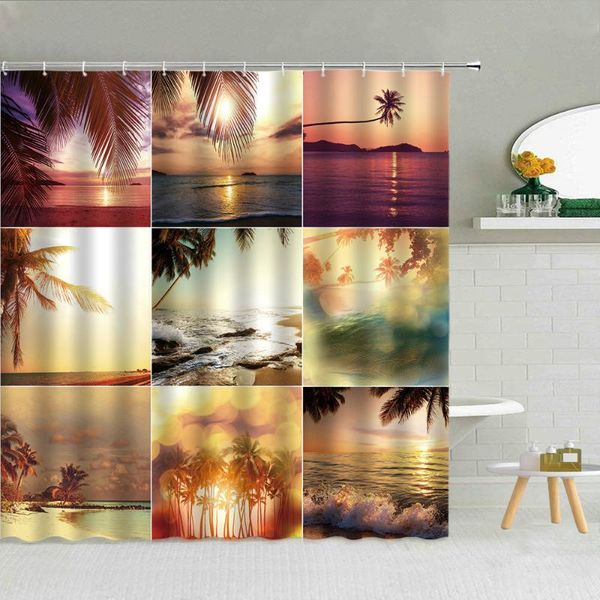 shower curtains ocean sunset scenery stitching curtain beach waves coconut tree sea landscape bathroom decor waterproof fabric
shower curtains ocean sunset scenery stitching curtain beach waves coconut tree sea landscape bathroom decor waterproof fabric