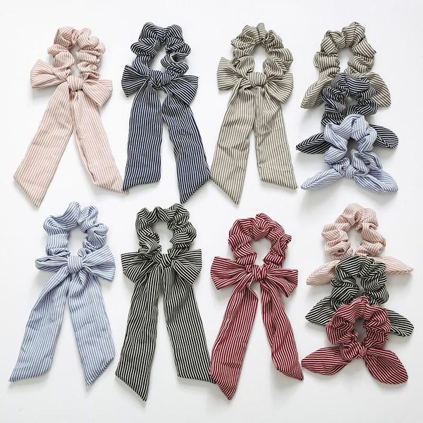 hair accessories ear striped elastic band rope women girls rubber tie scrunchies, Slivery;white
hair accessories ear striped elastic band rope women girls rubber tie scrunchies, Slivery;white