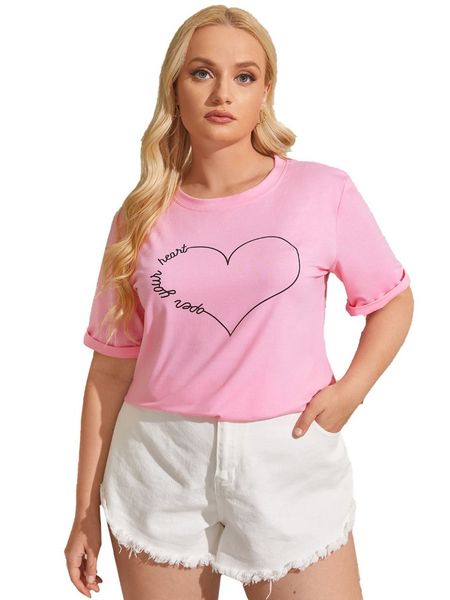 womens plus size t shirts o-neck pink pullover t-shirt loose print bottoming shirt short sleeves tees fashion streetwear casual, Black
womens plus size t shirts o-neck pink pullover t-shirt loose print bottoming shirt short sleeves tees fashion streetwear casual, Black