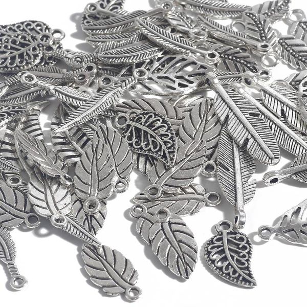 Charms 10-50pcs Alloy Spacer Beads Antique Silver Leaves Shape Pendant For Jewelry Making DIY Accessories, Bronze;silver
Charms 10-50pcs Alloy Spacer Beads Antique Silver Leaves Shape Pendant For Jewelry Making DIY Accessories, Bronze;silver