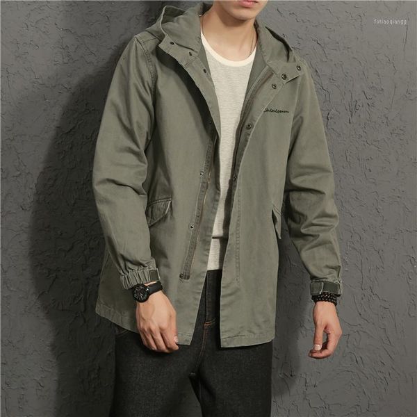 men's jackets medium length jacket safari style hats fashion autumn coats male black green mwc outerwear men loose youth casual moownuc, Black;brown
men's jackets medium length jacket safari style hats fashion autumn coats male black green mwc outerwear men loose youth casual moownuc, Black;brown