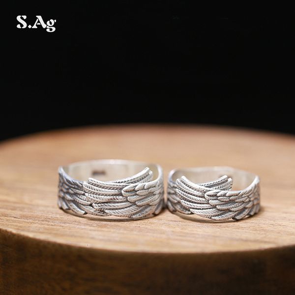 990 sterling open korean version full silver feather couple pair ring silver jewelry
990 sterling open korean version full silver feather couple pair ring silver jewelry