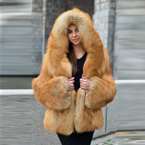 women's fur & faux coat for women winter long sleeve hooded fashion covered button sobretudo feminino, Black
women's fur & faux coat for women winter long sleeve hooded fashion covered button sobretudo feminino, Black