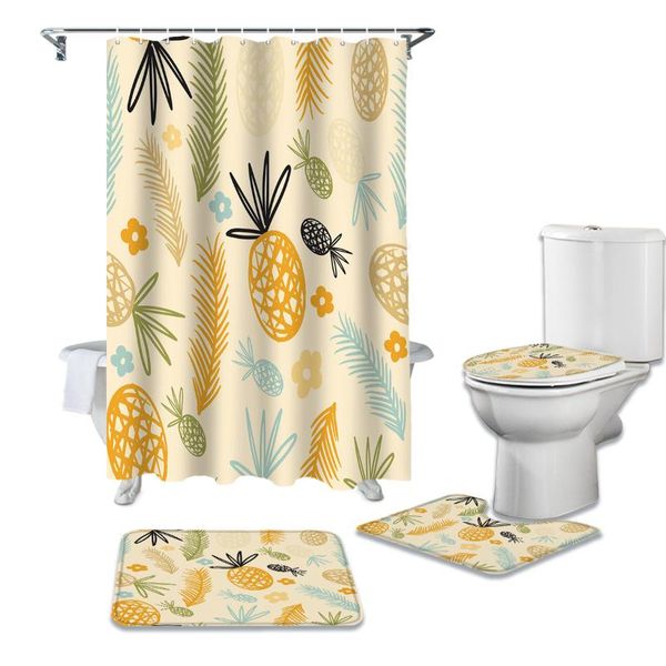 fruit pineapple yellow flowers shower curtain set carpet cover toilet bath mat home decor bathroom curtains
fruit pineapple yellow flowers shower curtain set carpet cover toilet bath mat home decor bathroom curtains