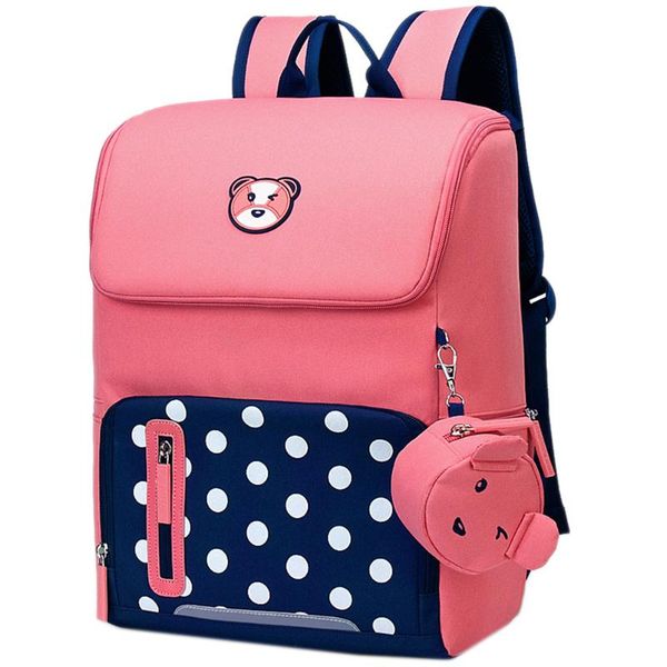 backpack large schoolbag dot printing waterproof student school breathable decompression capacity with coin bag
backpack large schoolbag dot printing waterproof student school breathable decompression capacity with coin bag