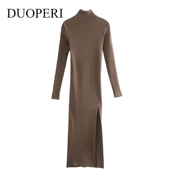 casual dresses duoperi dress women long sleeves high-neck elastic midi fashion elegant chic lady knit sweater robe femme, Black;gray
casual dresses duoperi dress women long sleeves high-neck elastic midi fashion elegant chic lady knit sweater robe femme, Black;gray