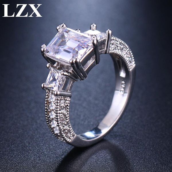 wedding rings lzx trendy white gold color cubic zirconia stone men for women party fashion jewelry, Slivery;golden
wedding rings lzx trendy white gold color cubic zirconia stone men for women party fashion jewelry, Slivery;golden