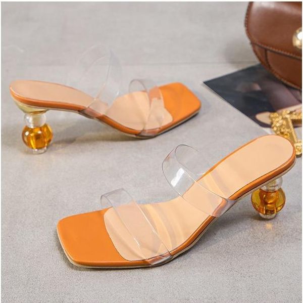 sandals fashion snake print leather slippers women strange heels square toe pvc transparent jelly shoes slides plus size 43, Black
sandals fashion snake print leather slippers women strange heels square toe pvc transparent jelly shoes slides plus size 43, Black
