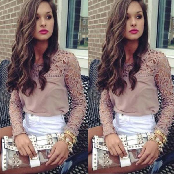 women's blouses & shirts 2021 women lace floral long sleeve round collar blouse office lady casual loose shirt plus size, White
women's blouses & shirts 2021 women lace floral long sleeve round collar blouse office lady casual loose shirt plus size, White