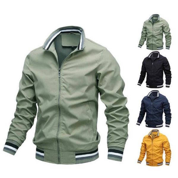 men's jackets men brand mens fashion sports solid color jacket casual slim fit windbreaker male bomber outdoor outwear, Black;brown
men's jackets men brand mens fashion sports solid color jacket casual slim fit windbreaker male bomber outdoor outwear, Black;brown