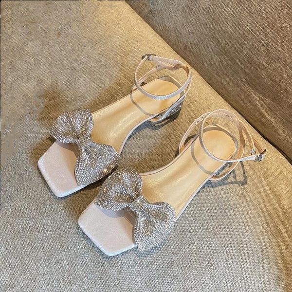women summer shoes career sandals female chaussure low heels ladies squared toe sandalias bow knot sandles crystal fashion, Black
women summer shoes career sandals female chaussure low heels ladies squared toe sandalias bow knot sandles crystal fashion, Black