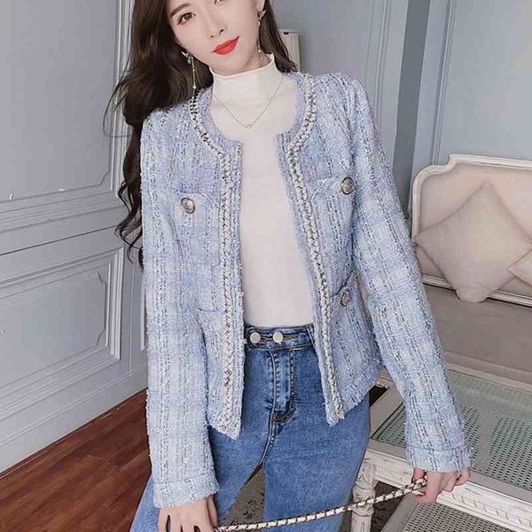zawfl autumn women's o-neck plaid tweed jacket coat fashion vintage elegant pockets outerwear 210525, Black;brown
zawfl autumn women's o-neck plaid tweed jacket coat fashion vintage elegant pockets outerwear 210525, Black;brown